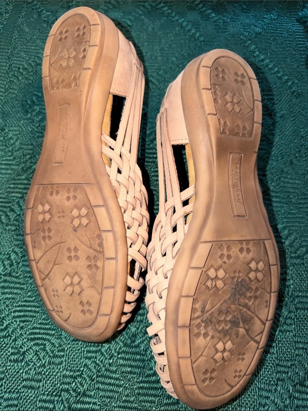 Natural Soul Woven Leather Ballet Flats - Tan - Picture 2 of 3